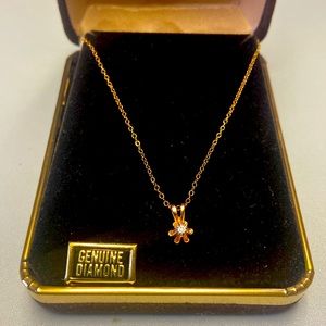 Lady’s 14 KGF Necklace with Diamond